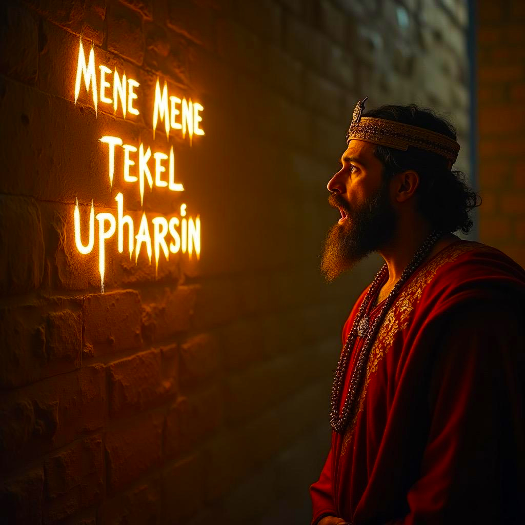 Maranatha7774's tweet image. 🔊WATCH OUT AMERICA: The writing is on the wall!  King Belshazzar used the gold and silver vessels taken from God&apos;s temple to get drunk and praise false gods! This nation is playing a very dangerous game and may be at its tipping point! There is NO Golden Age coming—BUT GOD&apos;S…