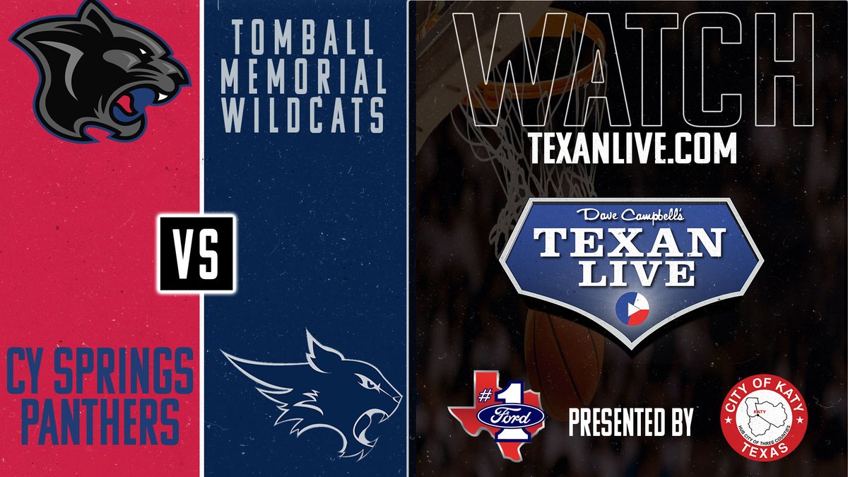 Dave Campbell’s Texan Live - Texanlive.com (@texan_live) on Twitter photo Bi-District Playoffs
🏟️ Berry Center
🏀 Cy Springs vs Tomball Memorial (Boys)
📅 Tuesday, February 18th
🎙️ <a href="/davefanucchi/">Dave Fanucchi</a>
⏰ 7:30PM Start
📺 bit.ly/3QkAK7p
#TXHSHoops #Dctf #TexanLive Bi-District Playoffs
🏟️ Berry Center
🏀 Cy Springs vs Tomball Memorial (Boys)
📅 Tuesday, February 18th
🎙️ <a href="/davefanucchi/">Dave Fanucchi</a>
⏰ 7:30PM Start
📺 bit.ly/3QkAK7p
#TXHSHoops #Dctf #TexanLive