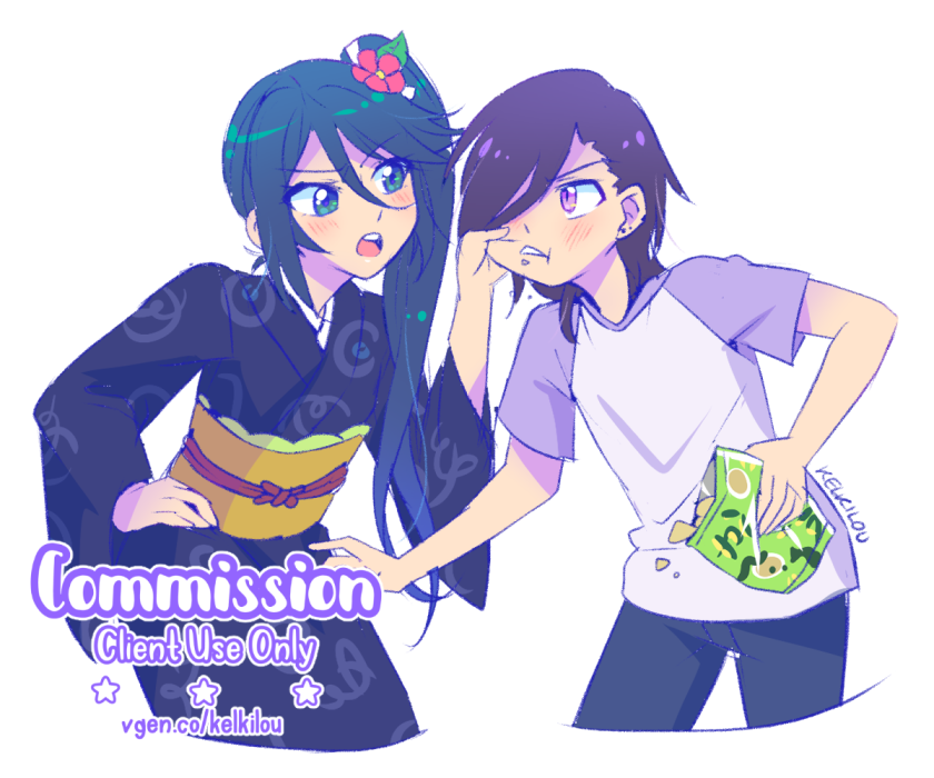 Belphe_comms's tweet photo. Art commissioned from @kelkilou ♥ 

#maousama #thedevilisaparttimer #はんすず #HanSuzu #クレスティア・ベル #漆原半蔵 #鎌月鈴乃 #HatarakuMaouSama #HanzoUrushihara #Lucifer #SuzunoKamazuki #CrestiaBell #はたらく魔王さま https://t.co/vqElXHV08H