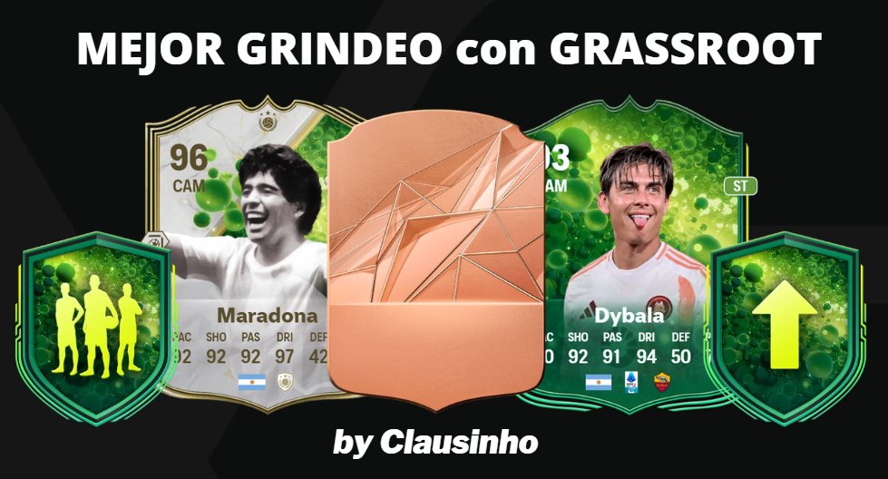 ♻️APROVECHA el GRINDEO de GRASSROOT♻️

🤯Puedes abrir 50 sobres de 9 oros y 40 PP 78+  al día

🧵Abro hilo