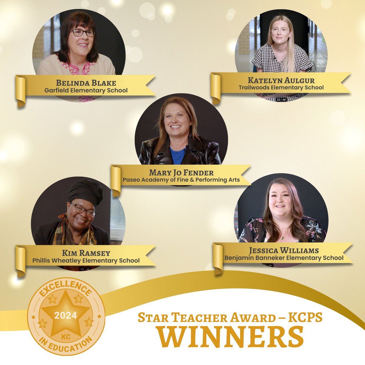 kcpublicschools's tweet photo. Do you recognize any of these #SchoolSmartKC Excellence in Education Award winners from last year? We see some familiar faces!
Nominate an outstanding educator for this year's awards, co-funded by the @KCRoyalsFdn.
https://t.co/CBeEmy12xB https://t.co/uPLwO6nhtQ