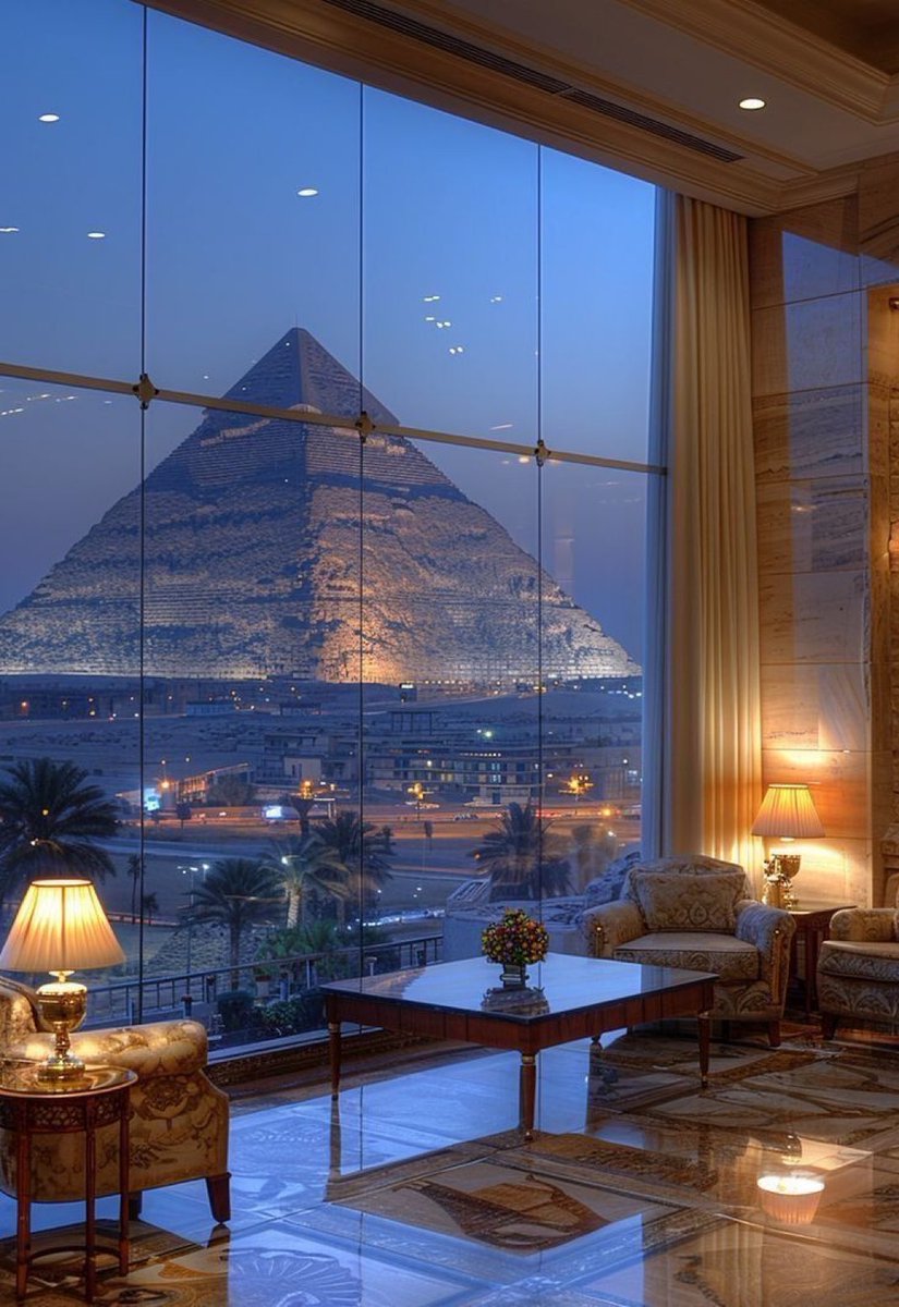 INTERIORPORN1's tweet image. A hotel room in Egypt