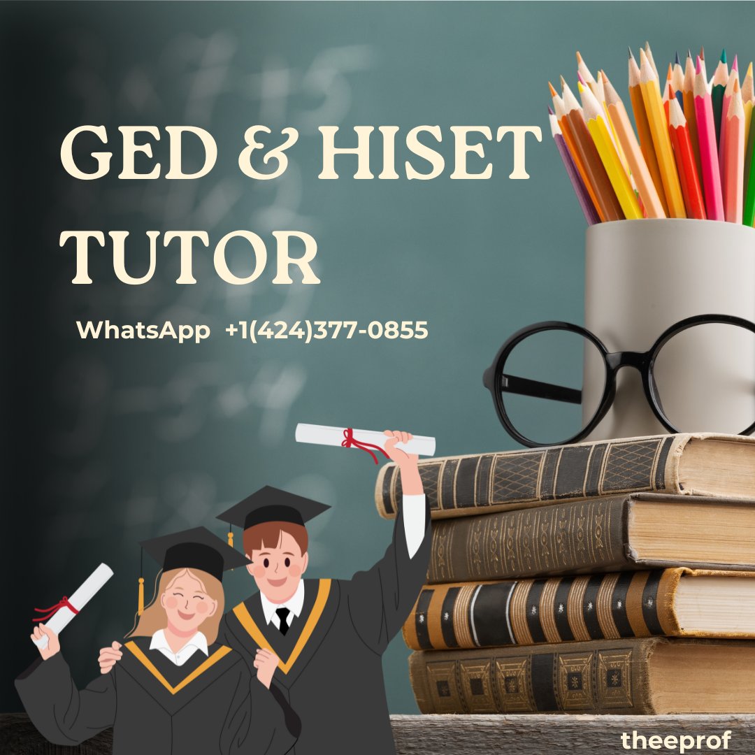 _theeprof's tweet image. Get help passing your GED with our expert help. DM us now  #GED #GEDTest #GEDPrep #GEDSuccess #GEDJourney #StudyForGED #HighSchoolEquivalency #AdultEducation #LearnToEarn #GetYourGED #TestPrep #GEDMotivation #FutureReady #ged #texas #college #collegeready #collegetutors…