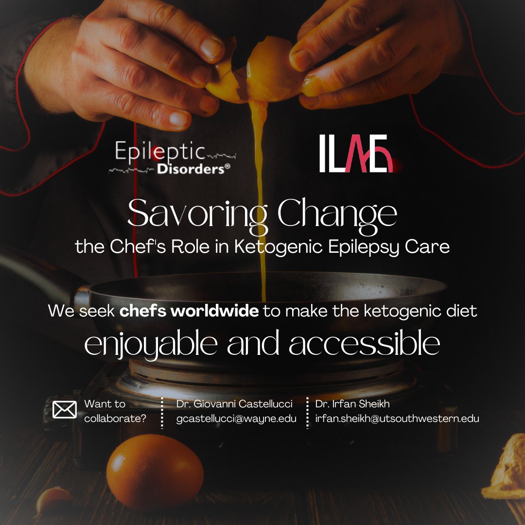 Epileptic Disorders (@epidisorders) on Twitter photo 💡A spotlight on the EPD intern project!
🧑🍳<a href="/giocastellucci/">Giovanni Castellucci, MD, MS</a> seeks chefs 🌎to compose a keto-video cookbook & make the ketogenic diet for #epilepsy enjoyable and accessible. 👩🍳
Do you know the chef, or are you a chef yourself? Contact <a href="/giocastellucci/">Giovanni Castellucci, MD, MS</a> or <a href="/SheikhISMD/">irfan sheikh 伊凡</a> today! 💡A spotlight on the EPD intern project!
🧑🍳<a href="/giocastellucci/">Giovanni Castellucci, MD, MS</a> seeks chefs 🌎to compose a keto-video cookbook & make the ketogenic diet for #epilepsy enjoyable and accessible. 👩🍳
Do you know the chef, or are you a chef yourself? Contact <a href="/giocastellucci/">Giovanni Castellucci, MD, MS</a> or <a href="/SheikhISMD/">irfan sheikh 伊凡</a> today!