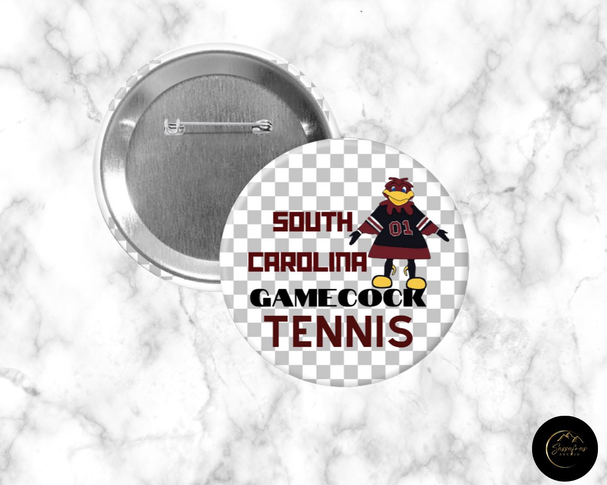 Gamecock tennis season is here, and we’ve got the perfect buttons to show your support! Grab yours now and let’s rally behind Gamecock Tennis all season long!🎾
sassafrasstudiollc.etsy.com/listing/186184…