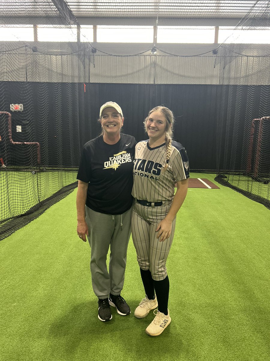 Thank you so much <a href="/Quaker_softball/">Earlham College Softball</a> for a great camp I had a great time and learn so great new hitting drills! <a href="/StarsNat16U/">Stars National 16U</a>