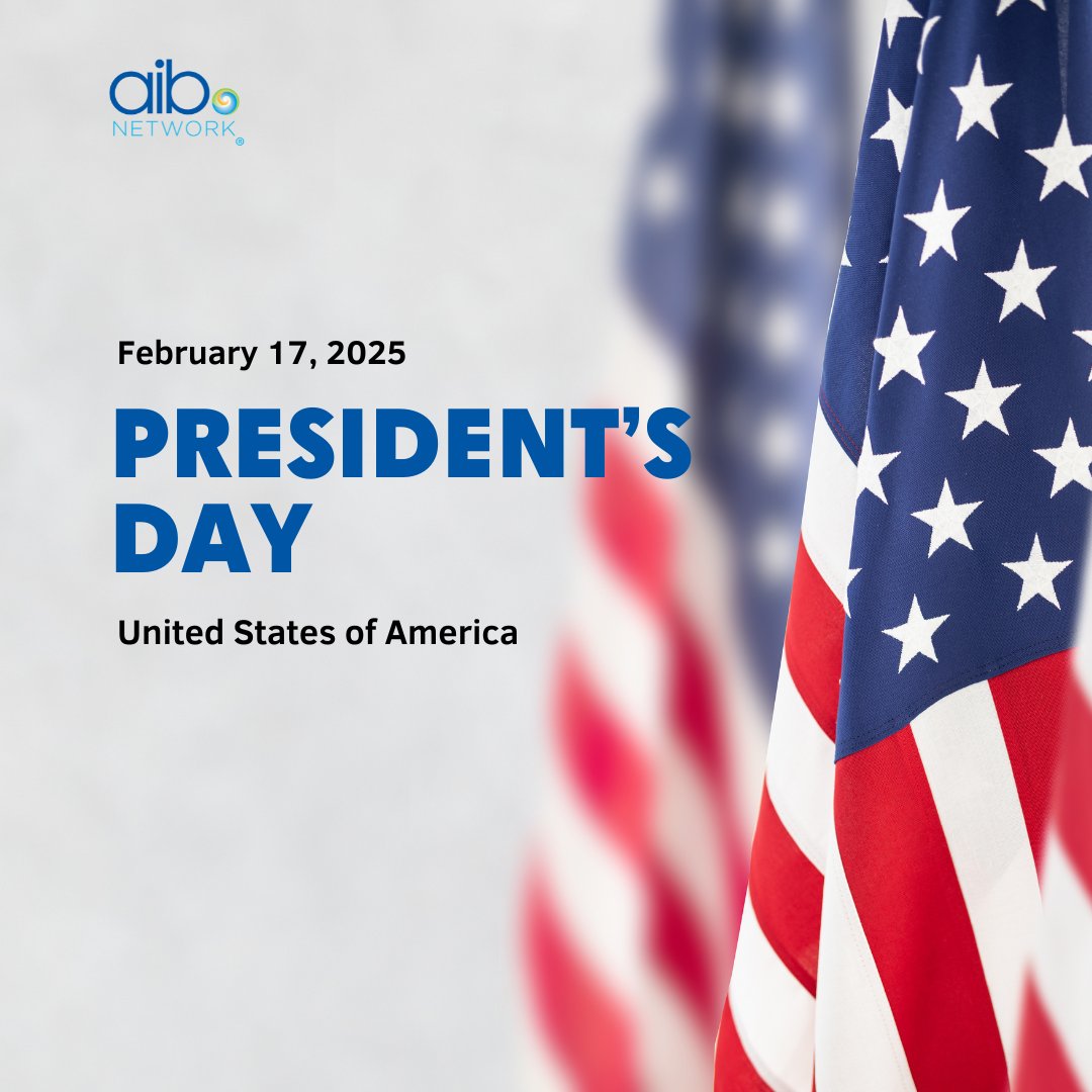 Today, we honor the vision, leadership, and legacy of the U.S Presidents who have shaped our nation! May we continue to be inspired by their dedication and service. 
 
#PresidentsDay #Leadership #watchAIBTV #AIBNetwork