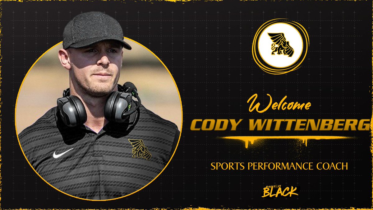 Missouri Western Athletics (@mwsugriffons) on Twitter photo Welcome to the Griffon Family, Cody!
The Linfield, Kansas native joins the <a href="/MWSUPerformance/">MWSU Sports Performance</a> team following a stint at Southwestern College.
📰- bit.ly/3QlIo1a
#PaintItBlack🏴 | #GriffUp🦅🦁 Welcome to the Griffon Family, Cody!
The Linfield, Kansas native joins the <a href="/MWSUPerformance/">MWSU Sports Performance</a> team following a stint at Southwestern College.
📰- bit.ly/3QlIo1a
#PaintItBlack🏴 | #GriffUp🦅🦁