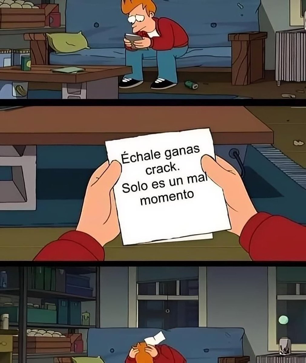 Tú puedes, campeón.