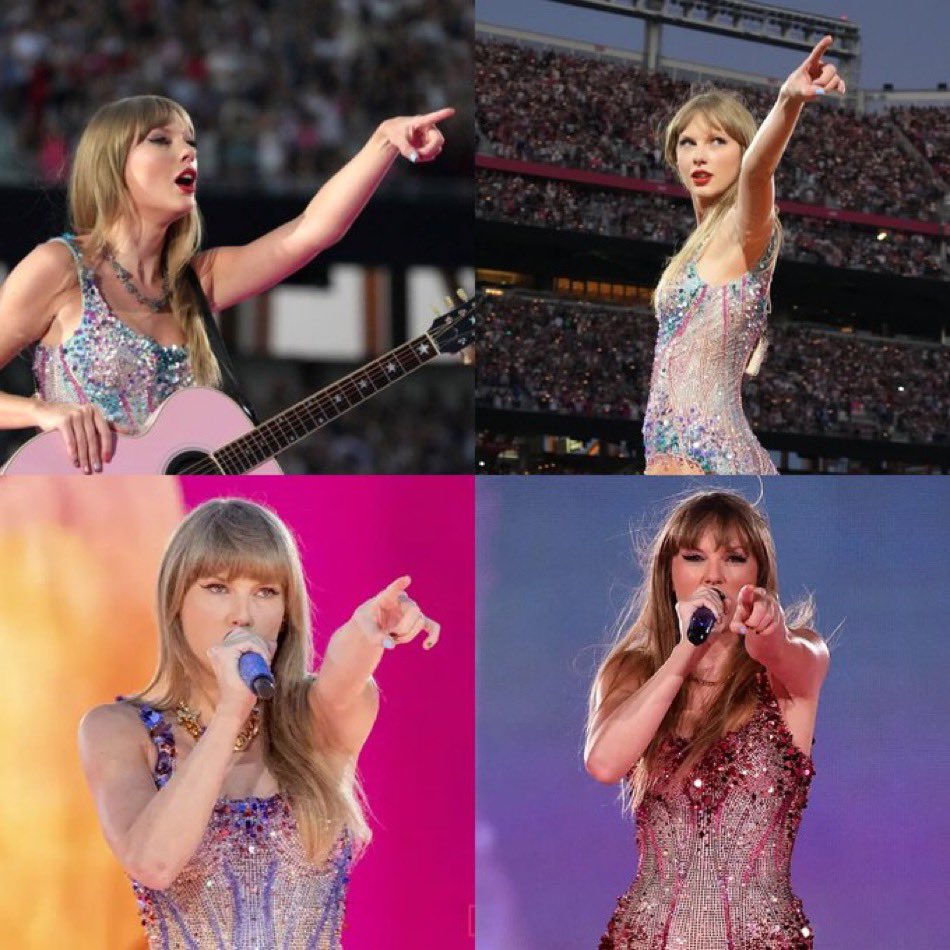 giftedswifted's tweet image. Crowd goes wild at her fingertips