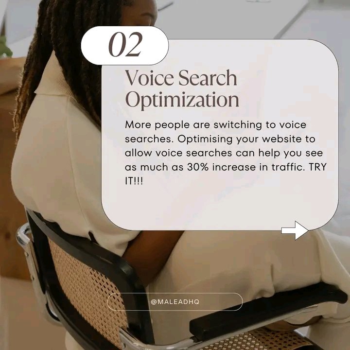 MaleadHQ's tweet image. Speak, and let technology do the rest! Elevate your experience with voice optimization. #VoiceOptimization #SmartTech #SeamlessExperience