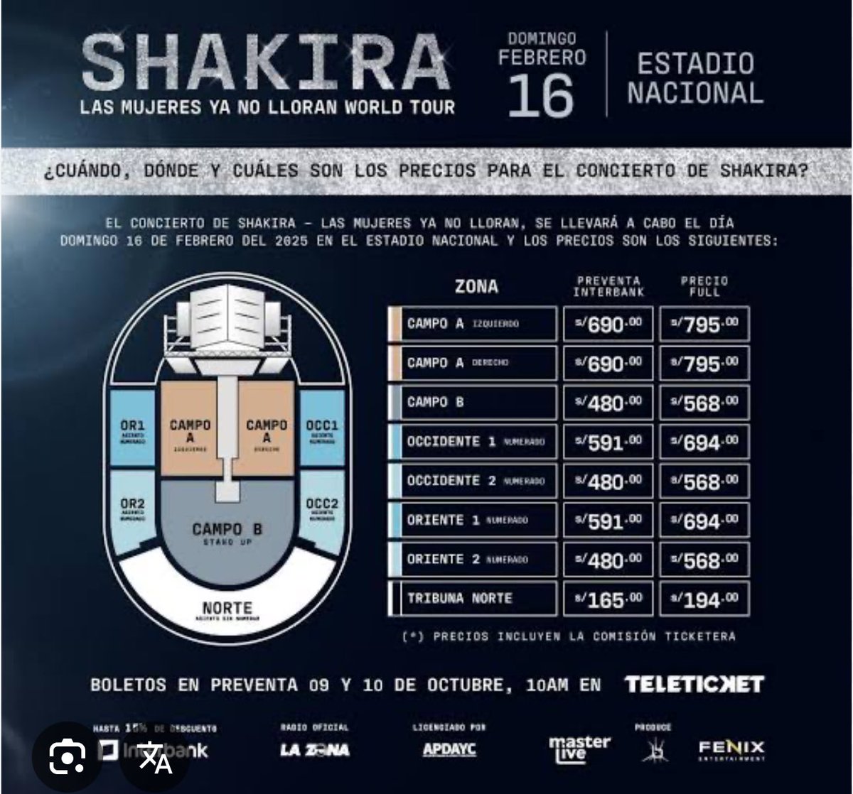 OneWhoknow_'s tweet photo. La primera foto es como vendió en la página de teleticket. La segunda es la imagen actualizada. Esto es una estafa #Shakiraenperu #Shakira #masterlive @IndecopiOficial #LMYNLWorldTourLima https://t.co/Uu9EmOLCh0