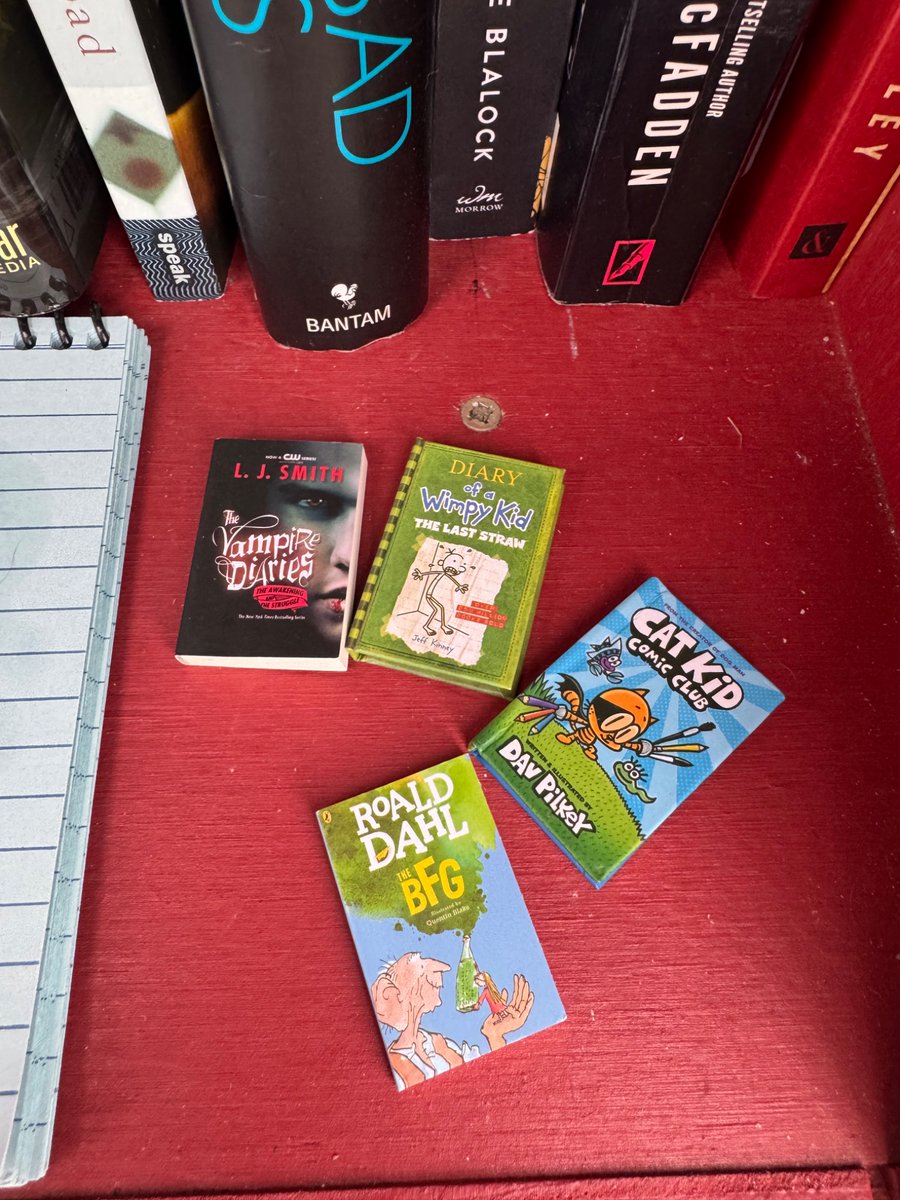 Absolutely delighted to find these mini-mini miniature books in LFLupton this weekend! What a gift! Thank you to the mystery patron who left them for us! We love them! <a href="/LtlFreeLibrary/">Little Free Library®</a> <a href="/BaltCoPS/">Baltimore County Public Schools</a>