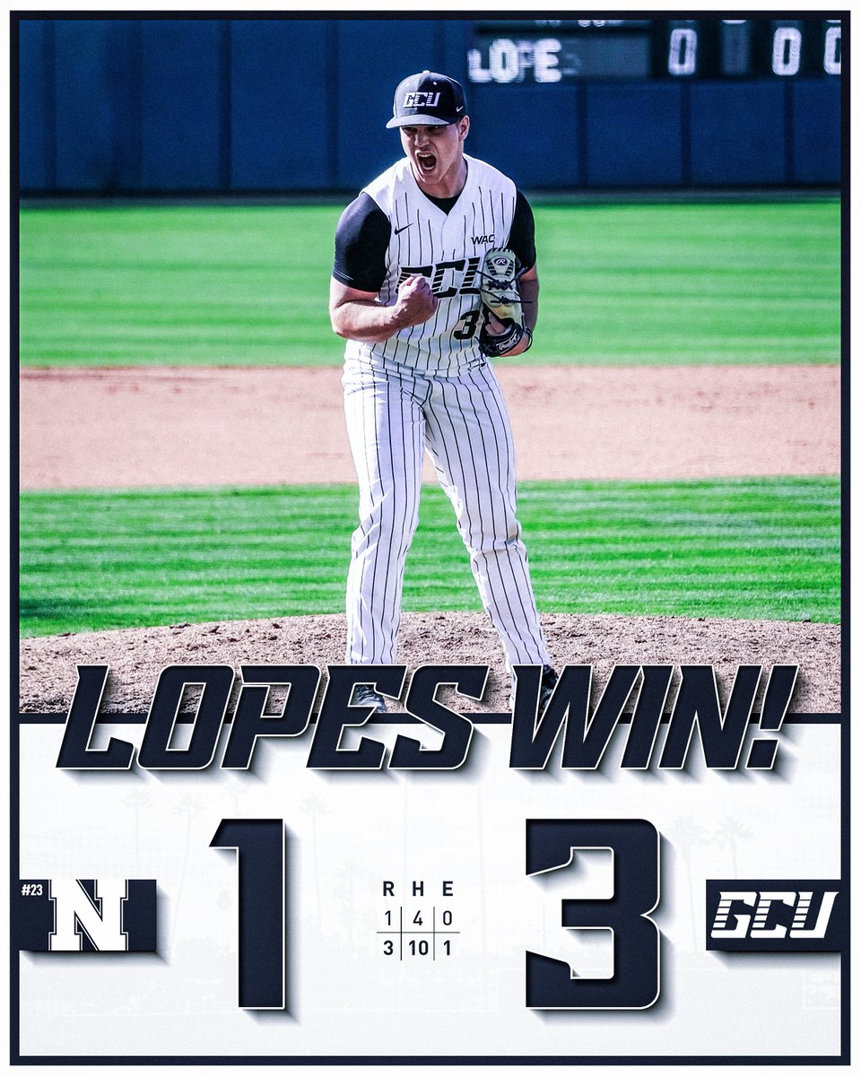 Grand Canyon Baseball (@gcu_baseball) on Twitter photo Monday dub day! 🗣️
#LopesUp Monday dub day! 🗣️
#LopesUp