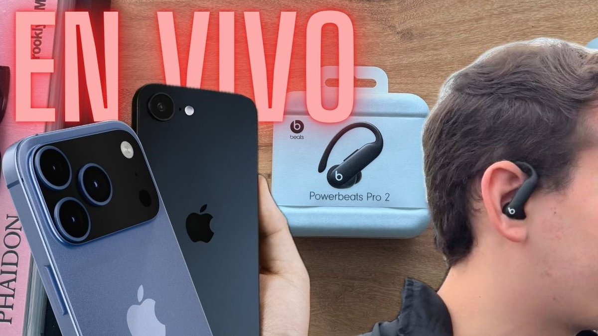 iPhone SE 4, iPhone 17 Pro, PowerBeats Pro 2 en mano ¿Miercoles? - Ultim... youtube.com/live/pBUEFETra… via <a href="/YouTube/">YouTube</a>