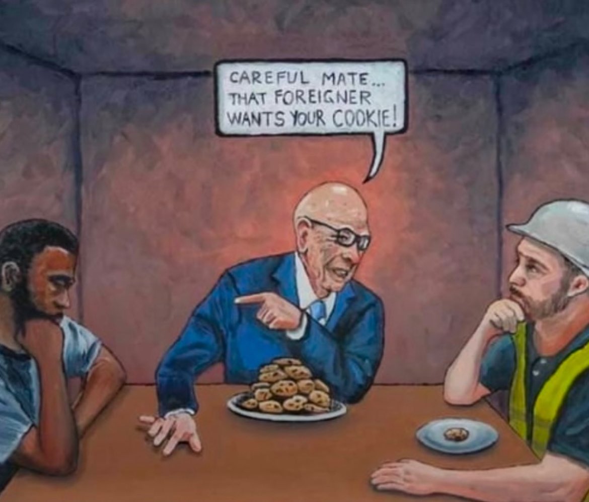 Billionaires tell people foreigners and government workers are the waste in government. People who were given jobs based on the color of their skin, telling others no DEI. 

This is the bs and the upside-down world.