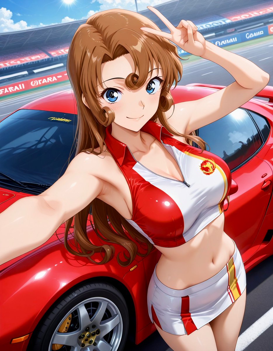 Maeros202212's tweet photo. レースクイーンの有希子さん&amp;英理さん。 https://t.co/g20IkMACu9