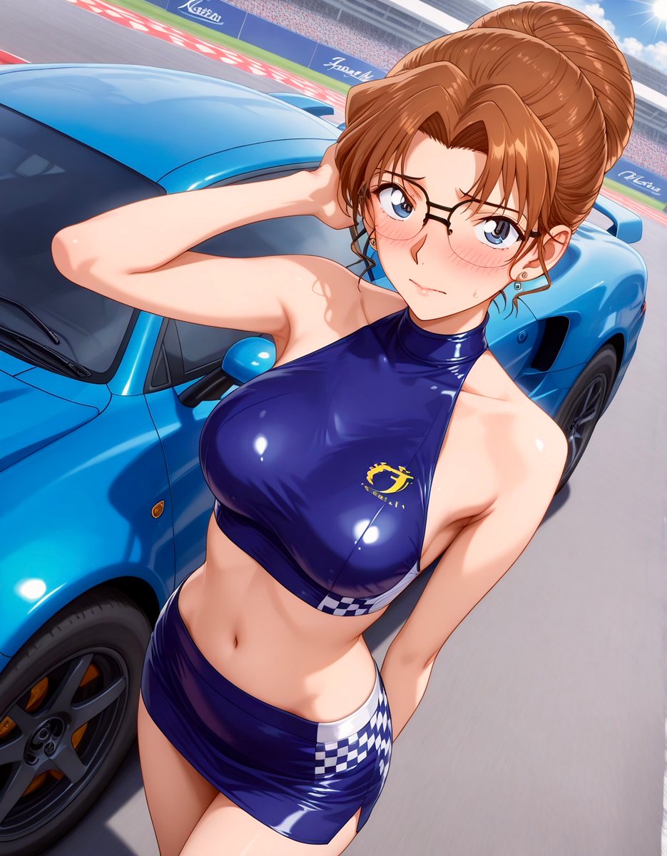 Maeros202212's tweet photo. レースクイーンの有希子さん&amp;英理さん。 https://t.co/g20IkMACu9