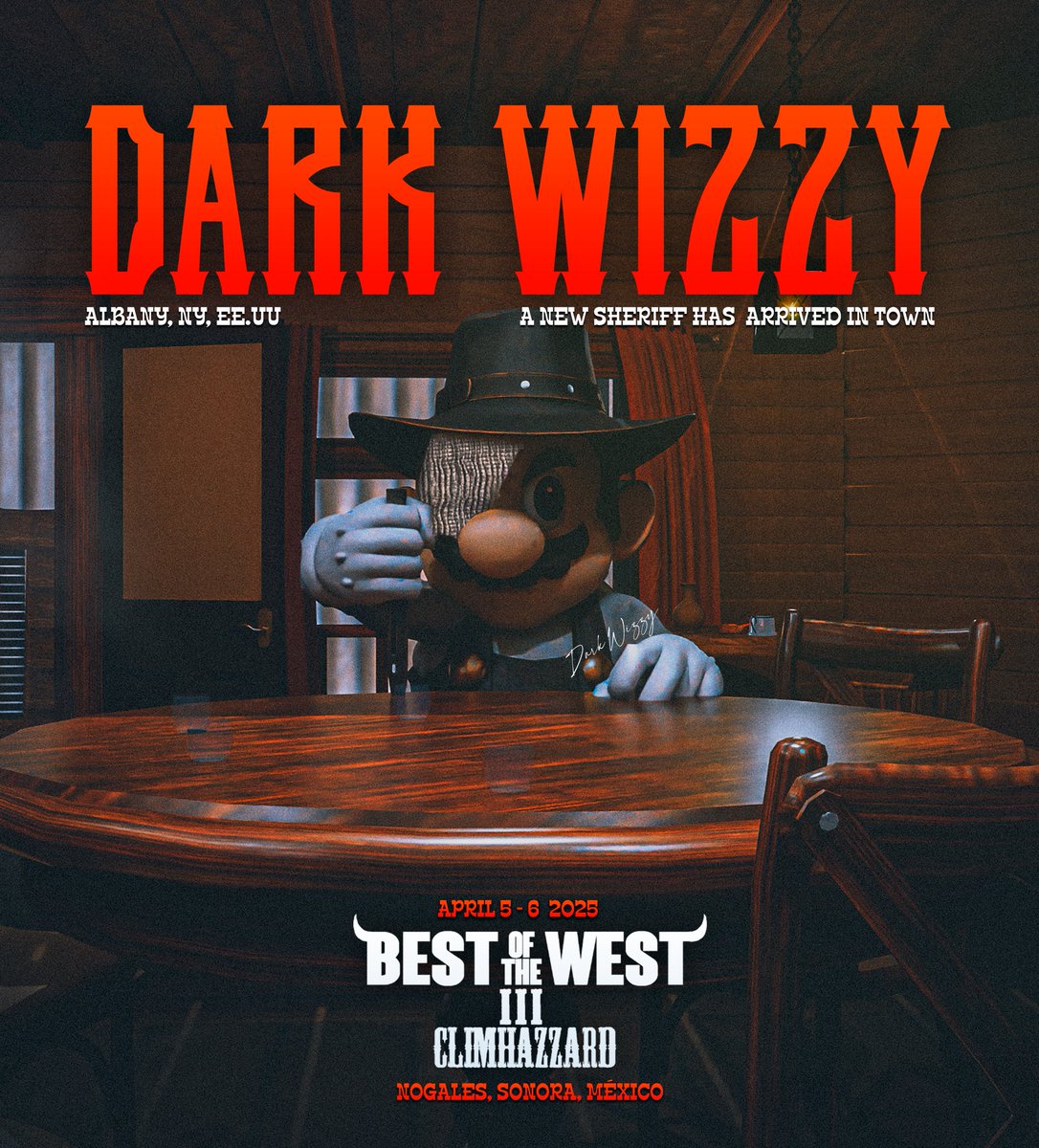 Best of the West (@botw_tournament) on Twitter photo 🍄 A NEW FOE HAS APPEARED IN THE WEST 🍄
We want to welcome Dark Wizzy (<a href="/Dark_Wizzy_/">Dark Wizzy (Main Account Compromised/Taken)</a>) as he shows up in town for the first time, in pursuit of the coveted title of Best of the West. Has a new sheriff finally arrived in town to put some order? 👀
REGISTRATION LINK IN THE REPLIES 🍄 A NEW FOE HAS APPEARED IN THE WEST 🍄
We want to welcome Dark Wizzy (<a href="/Dark_Wizzy_/">Dark Wizzy (Main Account Compromised/Taken)</a>) as he shows up in town for the first time, in pursuit of the coveted title of Best of the West. Has a new sheriff finally arrived in town to put some order? 👀
REGISTRATION LINK IN THE REPLIES