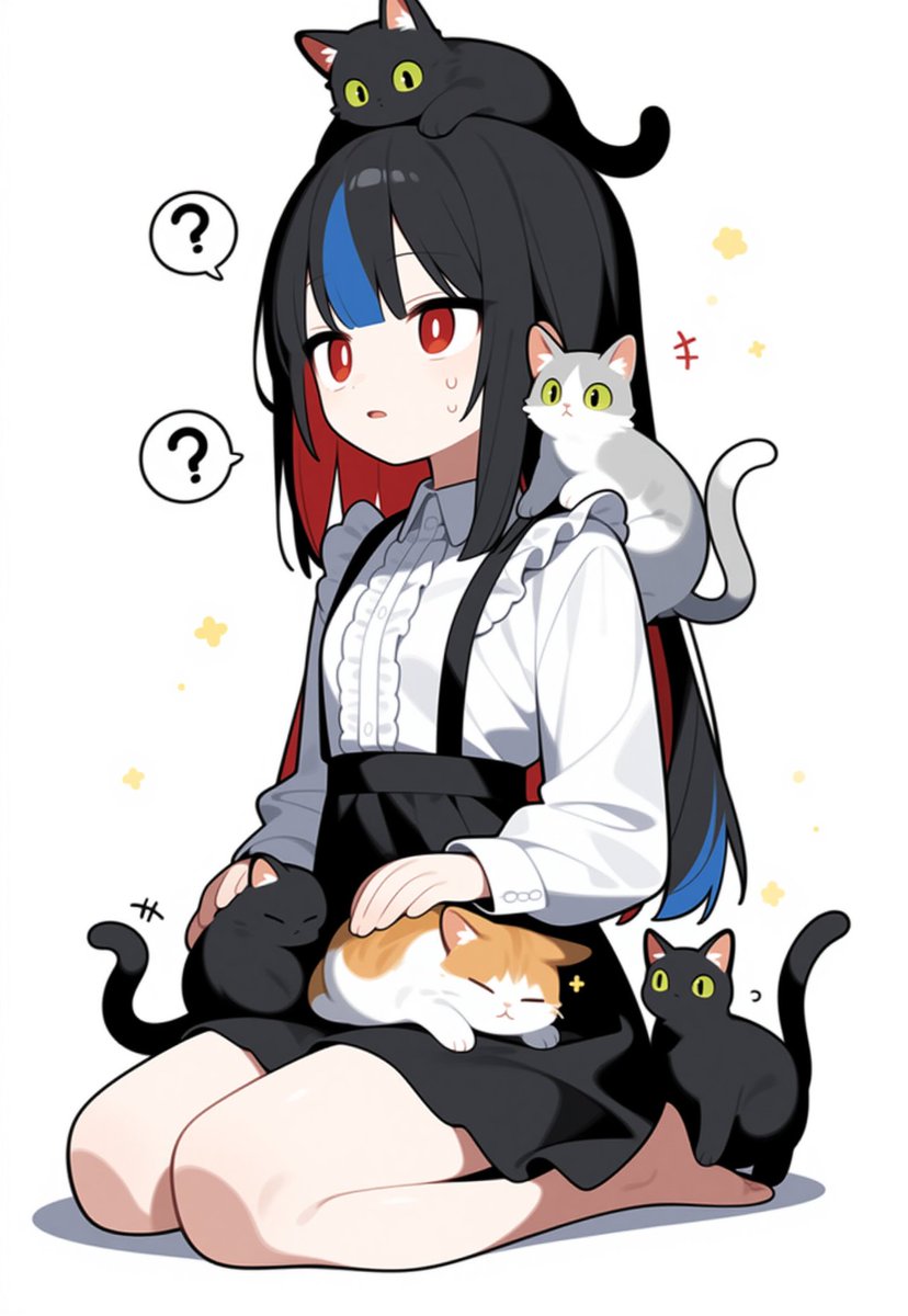 使えるかもしれないプロンプト(NovelAI V4) ｢too many cats｣ 猫が多