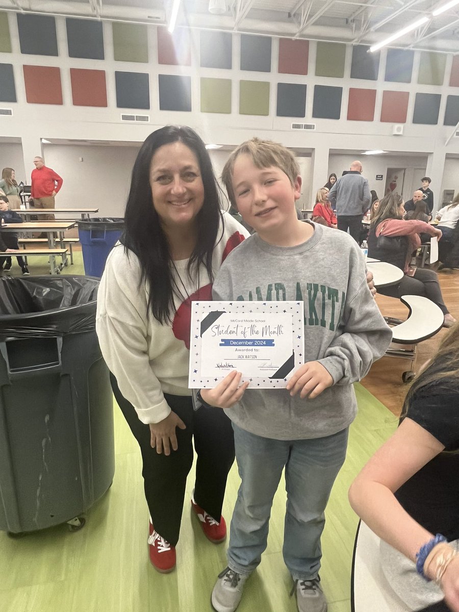 happyheise's tweet photo. Last week, we celebrated the students that we nominated for Student of the Month. One for being a kind, empathetic friend, one for resilient learner and the last for solution seeker. These students are such a bright light at McCord Middle School! @McCordMiddle @wcsdistrict https://t.co/logwBR5Fl9