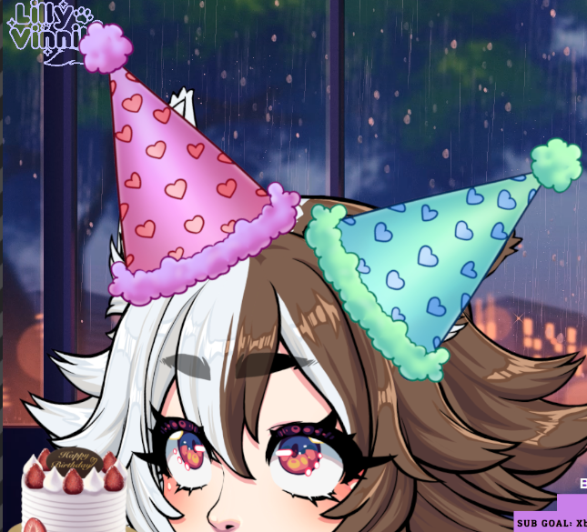 LillyVinnily's tweet photo. YIPPPEEEE ITS MY BIRTHDAY!!! 

CHAT COME HANG OUT WITH ME ON MY BIRTHDAYYYY

https://t.co/5YIChOgQvl
#Vtuber https://t.co/NPBtQ3SkMA