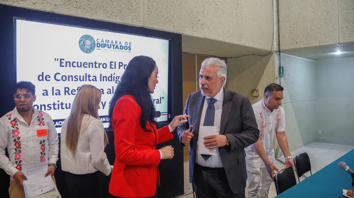 Gabriela Jimenez (@gabyjimenezmx) on Twitter photo Agradezco al diputado <a href="/VazquezAlfredoD/">Lic. Alfredo Vazquez</a> la invitación al encuentro “El Proceso de Consulta Indígena frente a la Reforma al Artículo 2o Constitucional y su Ley General”.
Desde la Vicecoordinación del Grupo Parlamentario de Morena, como lo señala nuestra Constitución Política, Agradezco al diputado <a href="/VazquezAlfredoD/">Lic. Alfredo Vazquez</a> la invitación al encuentro “El Proceso de Consulta Indígena frente a la Reforma al Artículo 2o Constitucional y su Ley General”.
Desde la Vicecoordinación del Grupo Parlamentario de Morena, como lo señala nuestra Constitución Política,
