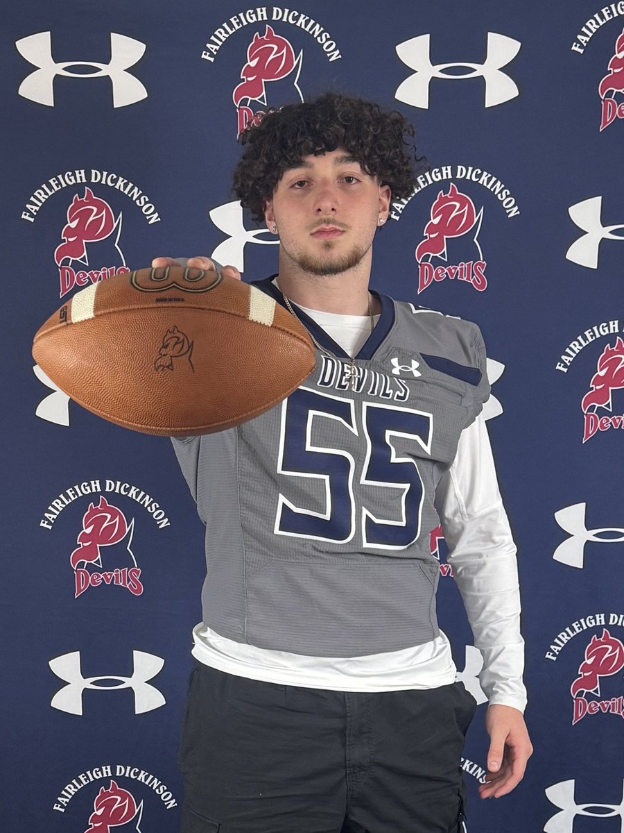 AnthonyN_55's tweet photo. After a great visit with @FDUFootball &amp; conversation with @CoachPonts I am blessed to say Ive received my third offer! 💙❤️@CoachAVC_FDU @CoachTufaro https://t.co/m8Xf1qDHov
