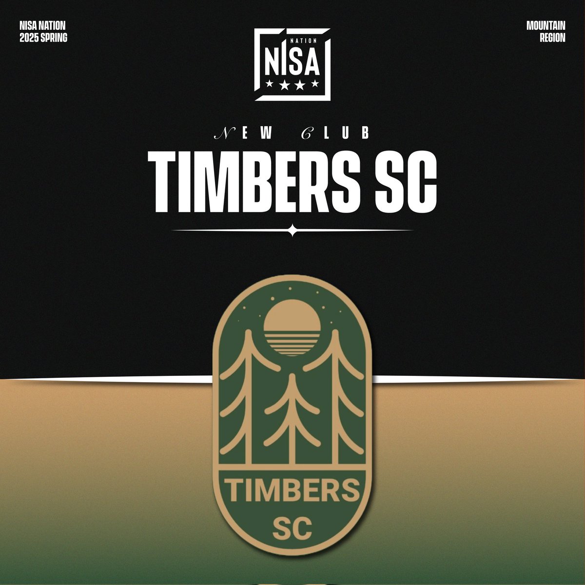 The Colorado Region, well, it's goin' down.

Timbers SC Joins NISA Nation!

The Denver, CO-based club enters for the Spring Season 🆕️