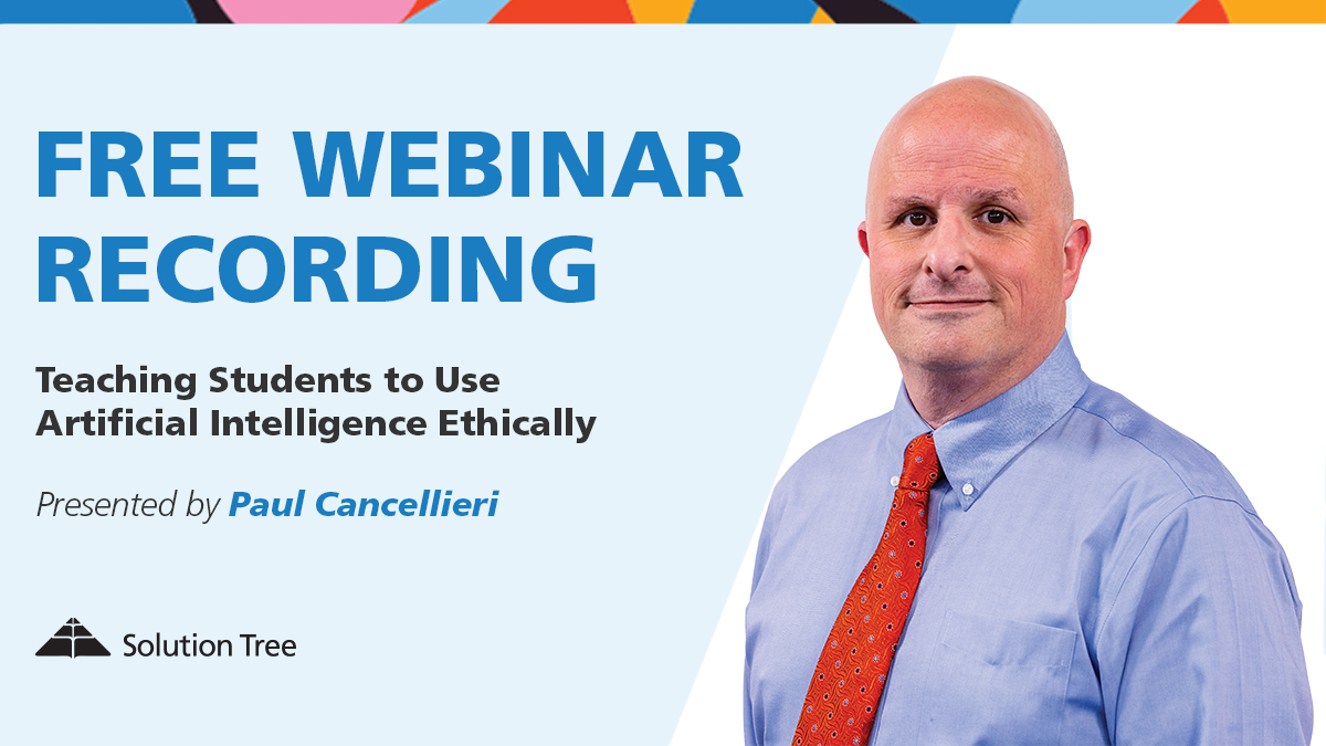 SolutionTree's tweet image. 📢 Free Webinar Recording! 📢

Explore how to:
✅ Guide students in the ethical use of AI
✅ Integrate AI into the learning process
✅ Build a classroom culture that values genuine learning

🔗 bit.ly/3WZaH9B @mrscienceteach #AIEducation #EdTech #TeachingAndLearning