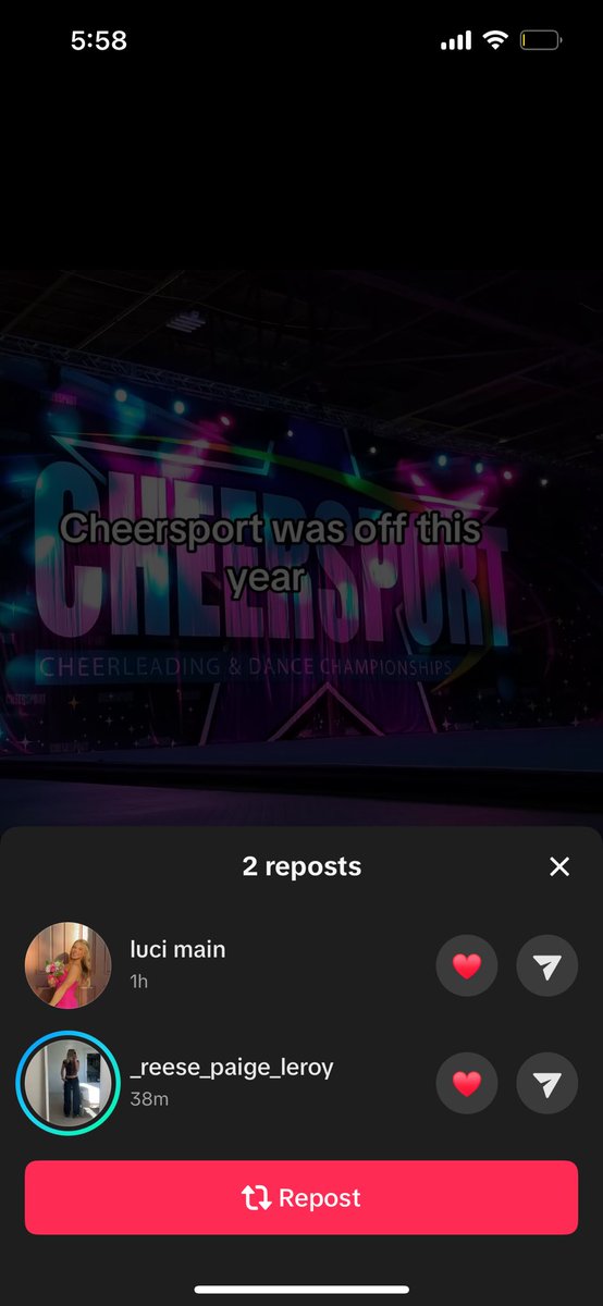Luci main, cheer sport was not off. Your team just didn’t fill the judges pockets enough this time. Maybe if you guys had higher difficulty you would do better. The stunts are so painfully easy. They look easy because they are. Grow up and be happy for your opponents!!!