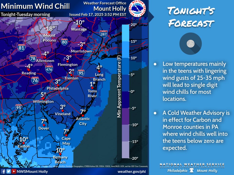 NWS Mount Holly tweet media