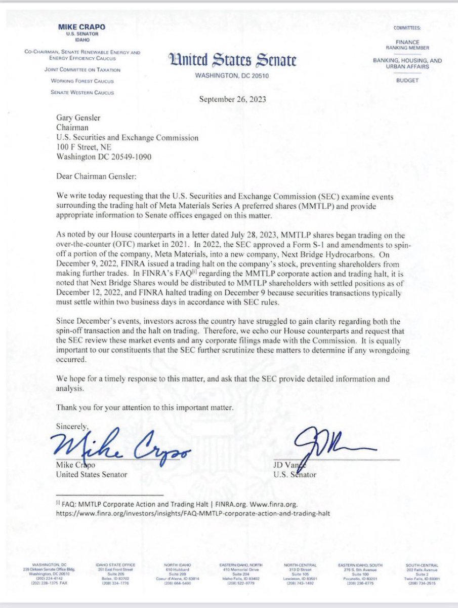 Now is the time for <a href="/RepRalphNorman/">Rep. Ralph Norman</a> and <a href="/JDVance/">JD Vance</a> to revisit and demand answers for the #MMTLPFiasco. <a href="/elonmusk/">Elon Musk</a> and <a href="/DOGE/">Department of Government Efficiency</a> should immediately take this up.