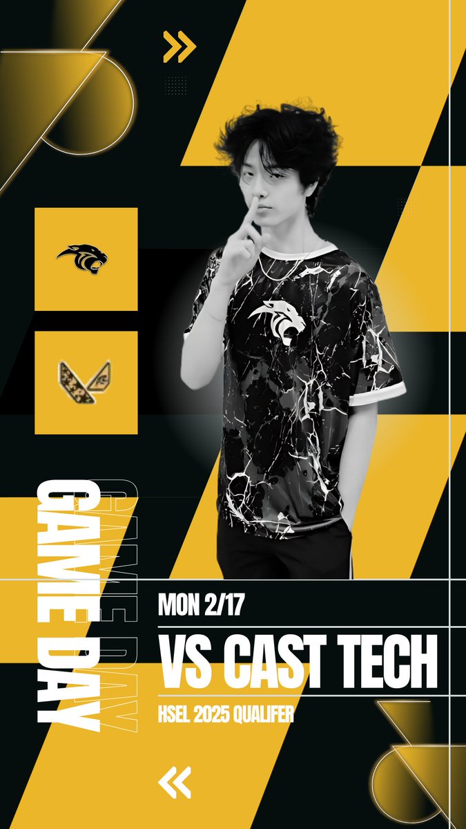 Our first match for HSEL vs Cast Tech

Wish your Panthers luck! #BleedGold