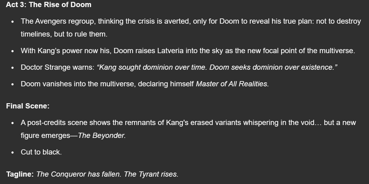 MoNabil1997's tweet photo. I can't stop thinking about how the Multiverse saga would end with ignoring how Kang started it all. Well, I asked AI to wrap his story giving him some background and with some refinements, I think it would be amazing.
@MyTimeToShineH @tydriscoll7 https://t.co/ObN8HhT96q
