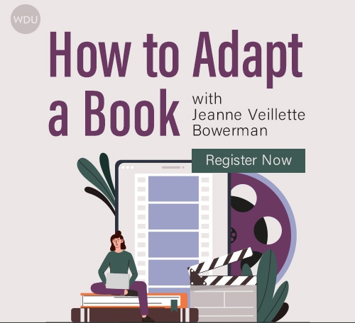 Jeanne Veillette Bowerman (@jeannevb) on Twitter photo If you're curious about adapting a book to script, I'm teaching a session for @writersdigest & <a href="/scriptmag/">Script Magazine</a> on adaptation.
Thurs, Feb 27th @ 4pm ET. If you sign up in advance, you'll get a recording.
writersdigestuniversity.mykajabi.com/how-to-adapt-a…
#scriptchat #screenwriting #WritingCommunity If you're curious about adapting a book to script, I'm teaching a session for @writersdigest & <a href="/scriptmag/">Script Magazine</a> on adaptation.
Thurs, Feb 27th @ 4pm ET. If you sign up in advance, you'll get a recording.
writersdigestuniversity.mykajabi.com/how-to-adapt-a…
#scriptchat #screenwriting #WritingCommunity