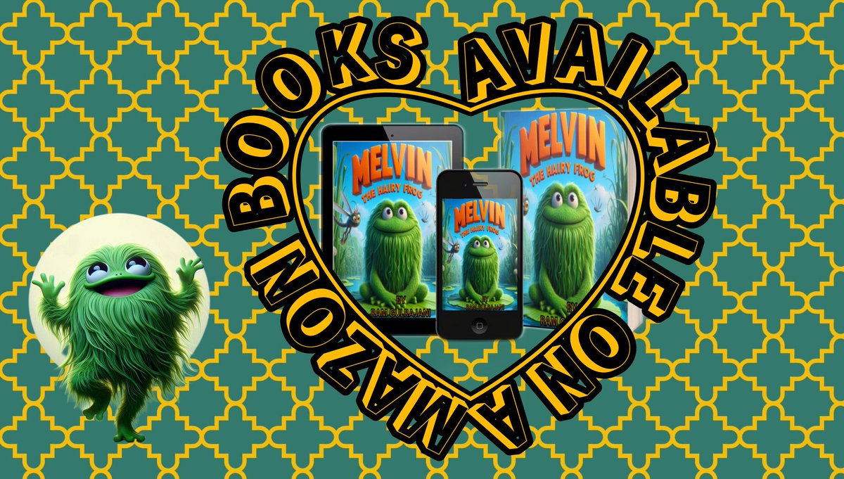 Author_man_ram's tweet image. #MelvinTheHairyFrog #readit #MTHF #share #read #amazon #paperback #Kindle #hero #hairyfrog #Respect #Love #childrensbook #readwithme #storytime #authorsofinstagram #readersofinstagram #illustratedBook #joy #praise #5starreviews #happyfrog #nonjudgement #prosocial #help #community