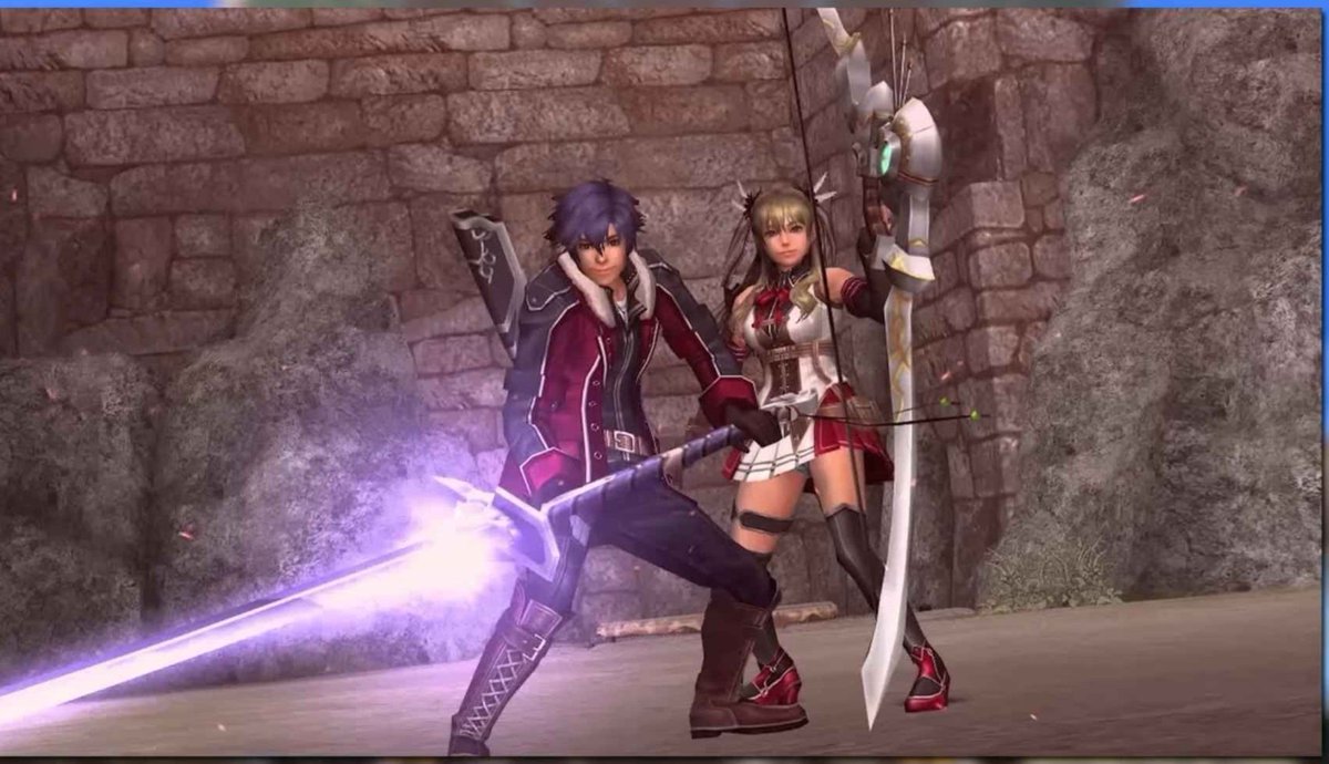 SakuraMillstein's tweet image. No thoughts, just monster hunter rean and alisa