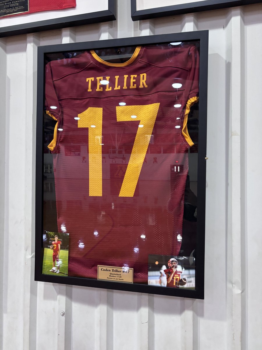 RosieLangello's tweet photo. Today, I sat down with Caden Tellier's family as they reflected on his life after he passed away in August. The Tellier's shared stories about Caden's life, his love for baseball and football, the impact he left behind and so much more. 

I'm so grateful to his family for their strength in sharing his story and reflecting on his legacy.

We will honor Caden at our Fever Athlete of Year party next Tuesday. @wsfa12news
