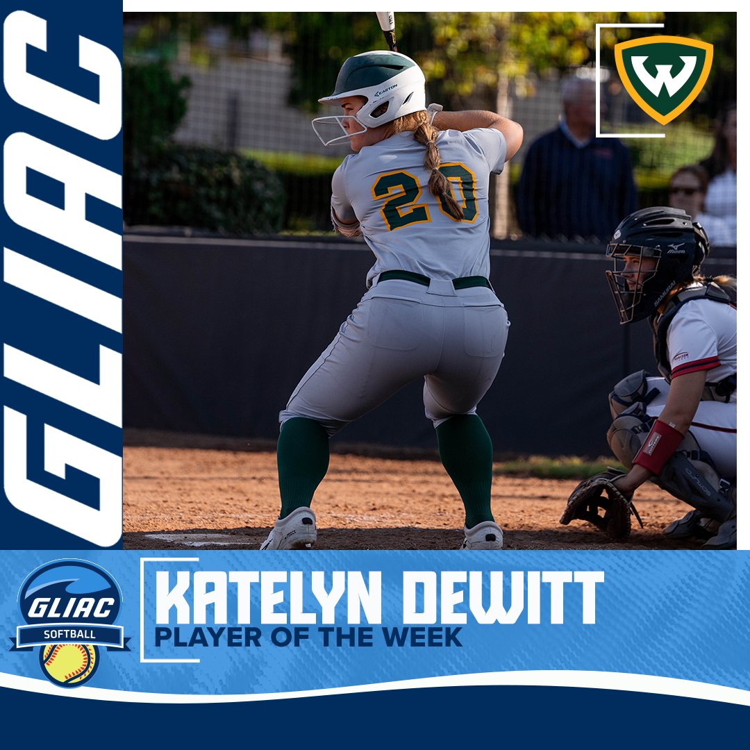 𝗚𝗟𝗜𝗔𝗖 𝗦𝗼𝗳𝘁𝗯𝗮𝗹𝗹 𝗣𝗹𝗮𝘆𝗲𝗿 𝗼𝗳 𝘁𝗵𝗲 𝗪𝗲𝗲𝗸

Katelyn Dewitt // Wayne State

🔗 bit.ly/4108dZD

#WhereChampionsCompete #GLIACBSB🥎