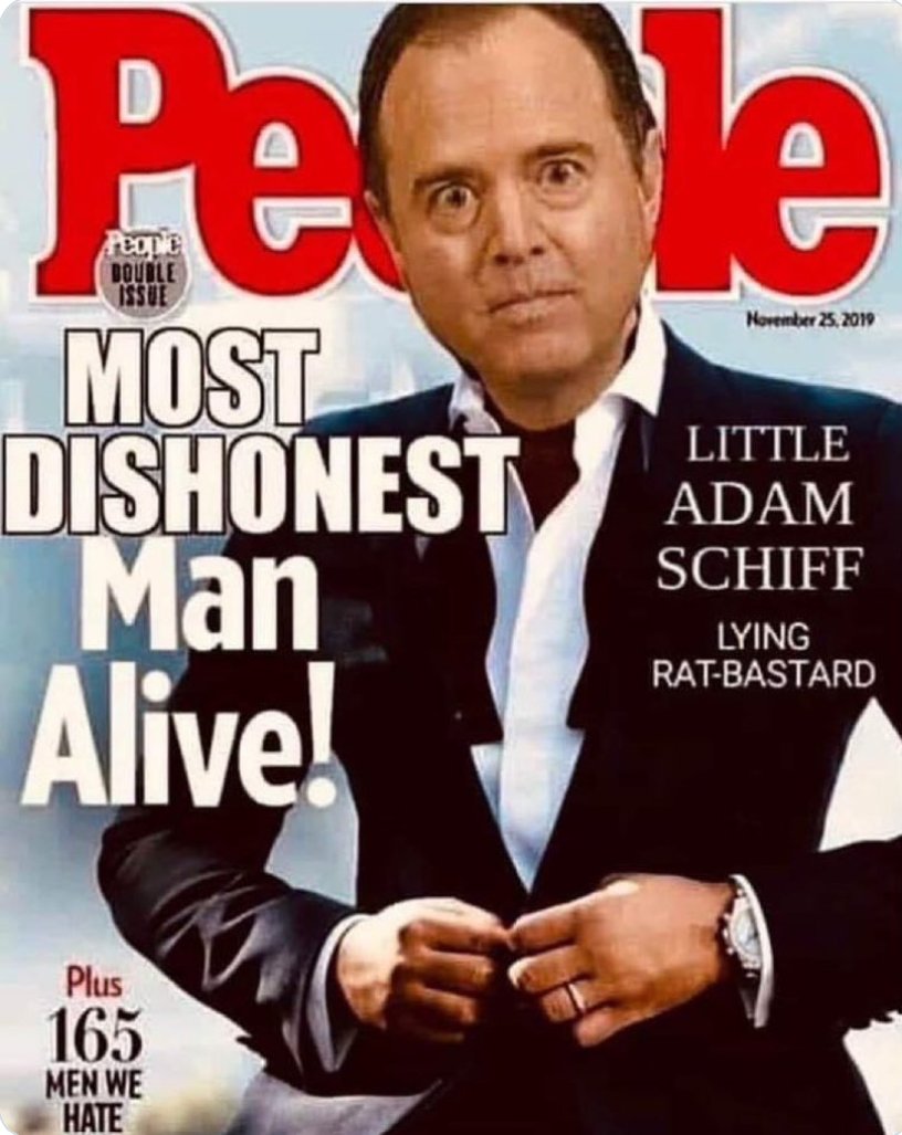 Pete (@petejoh04991982) on Twitter photo <a href="/JDVanceNewsX/">JD Vance News</a> Hell yes
Shifty Schiff is a dishonest, disingenuous sleaze bag who lied every day to the American people for years and continues to lie. He is guilty of treason for pushing the phony Russian Collusion hoax and leaking classified information. He withheld and destroyed evidence <a href="/JDVanceNewsX/">JD Vance News</a> Hell yes
Shifty Schiff is a dishonest, disingenuous sleaze bag who lied every day to the American people for years and continues to lie. He is guilty of treason for pushing the phony Russian Collusion hoax and leaking classified information. He withheld and destroyed evidence