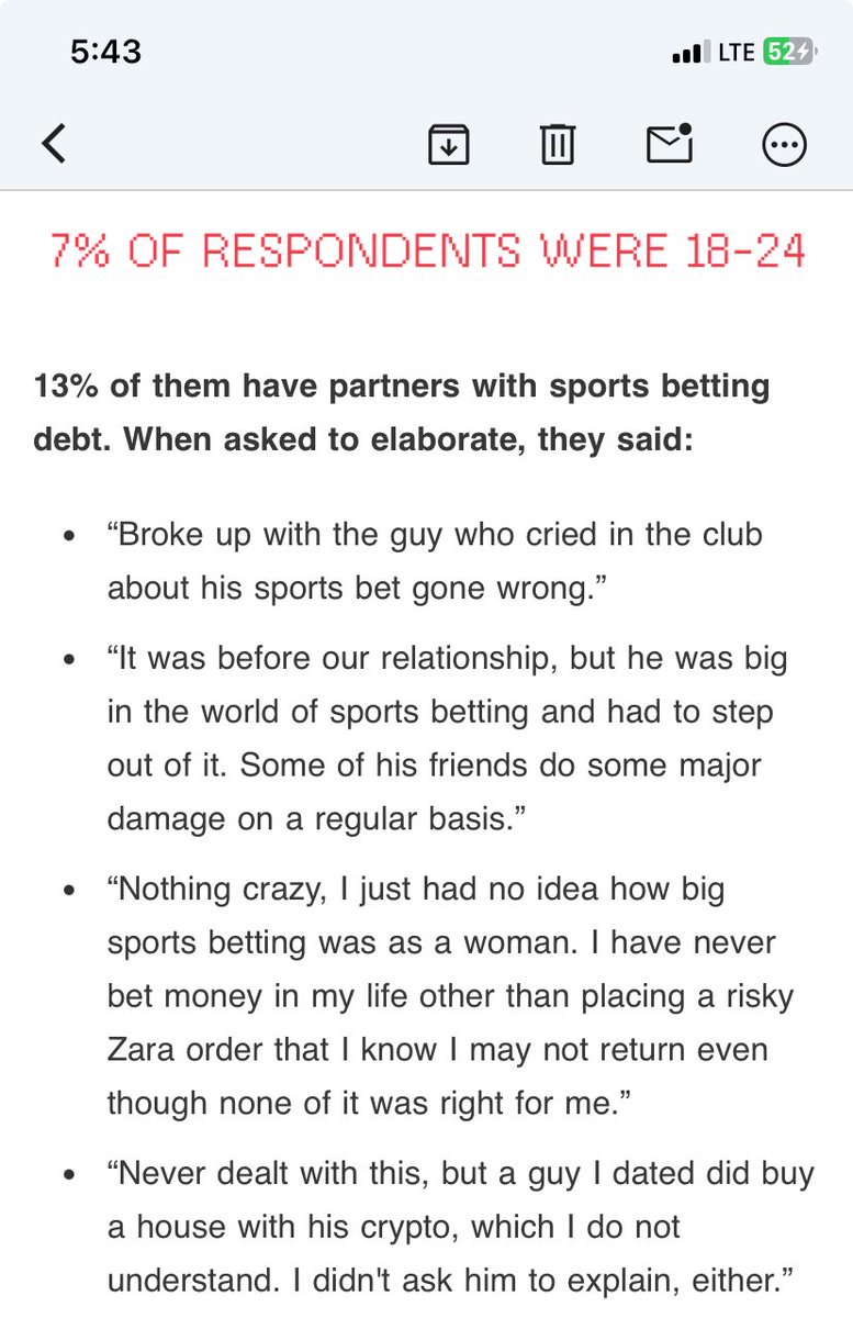 MattZeitlin's tweet image. Sports betting is going to destroy the institution of marriage