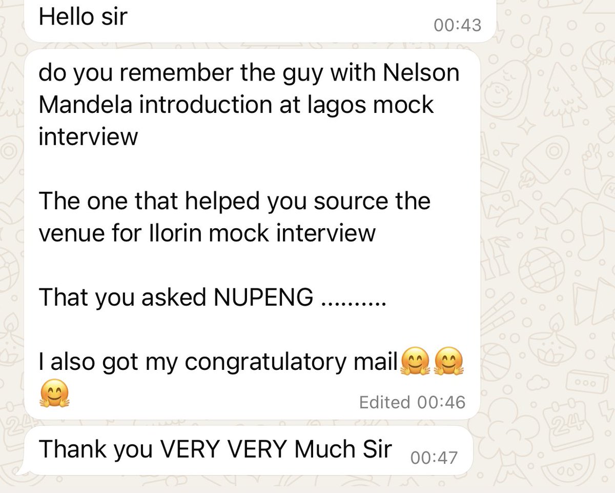 SirJarus's tweet photo. Lol

I remember you and that your unique opening pitch during our mock/training

Good to know NNPC also “chop” you 

Congrats and enjoy your career in NNPC 

#10 https://t.co/qv98OaPMiS