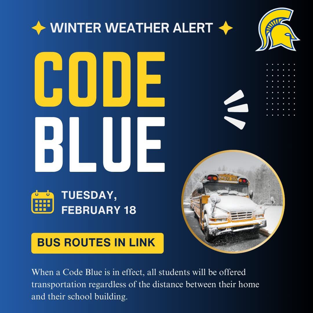 With windchills dropping below zero tonight into tomorrow morning, we are issuing a Code Blue for Tuesday, February 18th. 

Code Blue bus stops can be found here:

5il.co/31b3t