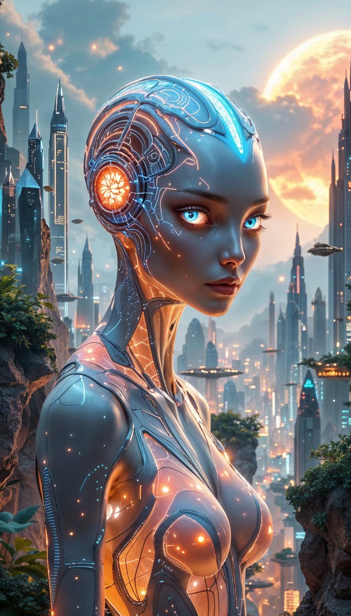 jaschua's tweet image. 🔹 Welcome to Aelora 🌌

📡 TRANSMISSION RECEIVED
🌍 Kepler-442b = Aelora, a habitable exoplanet.
👽 Elythians—biotech-driven, no wars, no speech. Pure intelligence, harmony &amp;amp; evolution.
Would they guide or ignore us? 

(Created on @Freepik Mystic2.5)
#SciFi #AlienCivilization