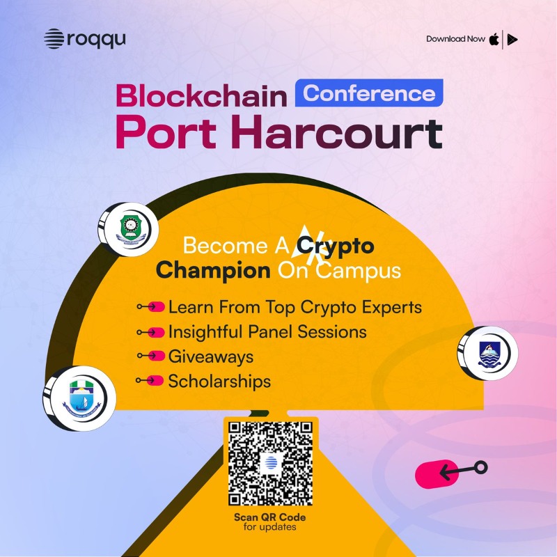 roqqupay's tweet photo. University of Port Harcourt, Ignatius Ajuru University of Education, Rivers State University! 🎉We have a lot to give this month—are you ready? 🚀 

Scan QR code or click on link in bio to register now!