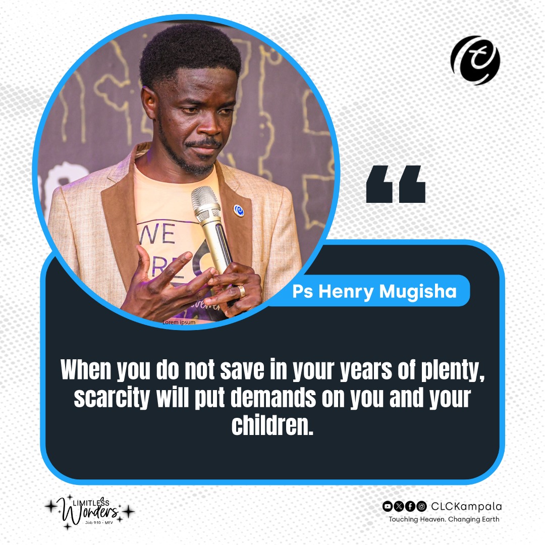 CLCKampala's tweet photo. So when the money failed in the land of Egypt and in the land of Canaan, all the Egyptians came to Joseph and said, “Give us bread, for why should we die in your presence? For the money has failed.”.... Genesis 47:15-16
#LifeBite #FromBrokeToBlessed https://t.co/gnZpotvOY3