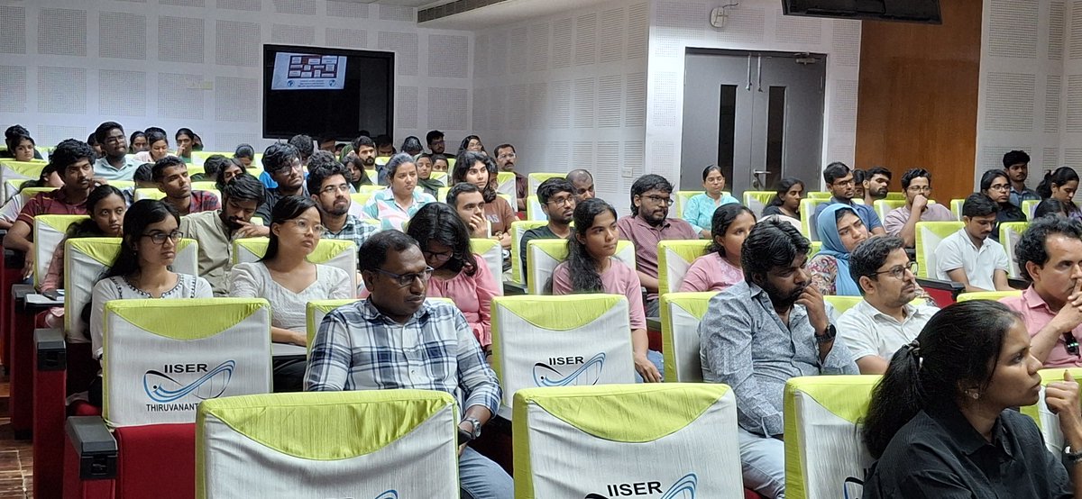 CRSI &amp; CSIT of IISER TVM jointly organized the "Inspirational Lectures" on Feb 17th 2025; Celebrated Scientists Prof. E D Jemmis, Prof. Robert Mulvey (Uni. Strathclyde) and Prof. J N Moorthy delivered motivated lectures, chaired by Prof. Kana Sureshan
<a href="/jnmoorthy_IISER/">jnmoorthy</a>
<a href="/tvmiiser/">IISER Thiruvananthapuram</a>