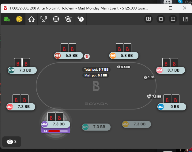Bow2MePoker's tweet photo. @brianchastings @IgnitionCasino @BovadaOfficial Not sure if you're playing this today, but they're at it again and Bovada/Ignition isn't doing a damn thing about it unfortunately =\ https://t.co/2FtVrL9cwN