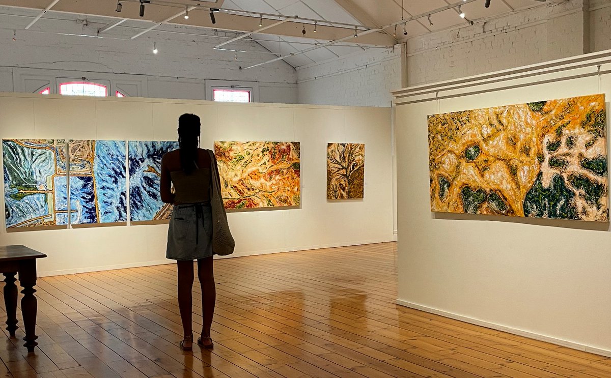 Rohin Kickett - new exhibition ‘Charlies Footsteps’ opening Friday night 6.30-8 pm 21 Feb running through to 25 March at Japingka japingkaaboriginalart.com/collections/ro… #contemporaryart #AboriginalArt #JapingkaGallery #indigenous